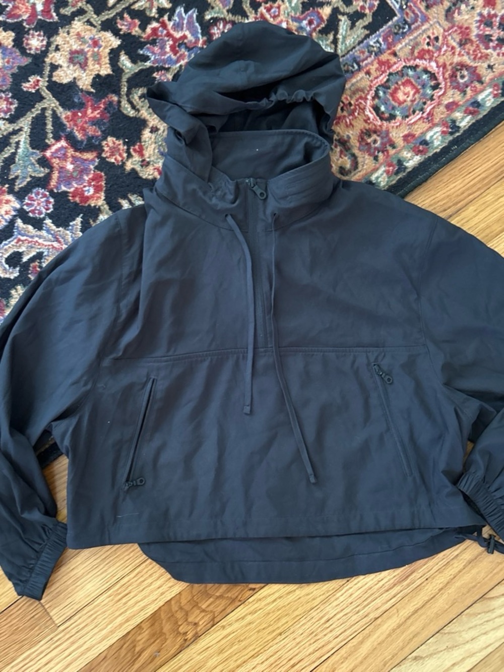girlfriend collective Black Zip-Up Hooded